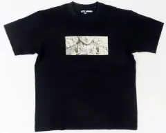 【中古】Tシャツ リヴァイ・アッカーマン(口元) UT グラフィックTシャツ ブラック Mサイズ 「進撃の巨人 The Final Season 完結編×ユニクロ」