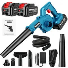 2026新登場 ブロワー 洗車 ブロアー 充電式 強力 コードレス 送風と集じん1台2役 マキタ18Vバッテリー対応可能 4000mAh大容量バッテリー2個付属 手持ち式 軽量 エアブロワー 小型 庭掃除 枯葉掃除機 除雪作業 充電器付き 日本語取扱説明★tm
