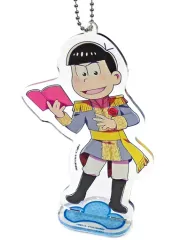 【中古】キーホルダー・マスコット(キャラクター) カラ松 スタンド付きビッグアクリルキーホルダー～文化祭ver.～ 「セガコラボカフェ おそ松さん」