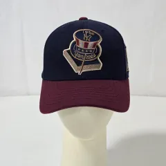 MLB NEW YORK YANKEES ネイビー バーガンディ ヴィンテージ ベースボールキャップ 55cm 1103