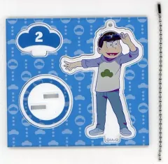 【中古】キーホルダー・マスコット(キャラクター) カラ松 アクリルスタンドキーホルダー 「おそ松さん おそ松さんのWEBくじ」 D-2賞