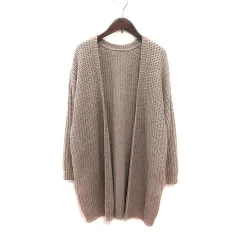 N.Natural Beauty Basic N.ナチュラルビューティーベーシック カーディガン ニット ロング 長袖 M ベージュ /MS
