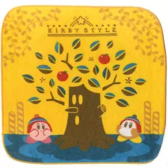 【中古】タオル・手ぬぐい(キャラクター) カービィ＆ワドルディ＆ウィスピーウッズ/フェイスタオル KIRBY STYLE★タオル 「一番くじ 星のカービィ KIRBY STYLE★おへやでのんびりライフ」 F賞