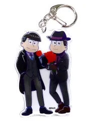 【中古】キーホルダー・マスコット(キャラクター) カラ松＆トド松 「おそ松さん×PRONTO 第三弾 ペアアクリルキーホルダーコレクション」