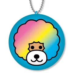 【中古】ぬいぐるみマスコット・ぬいぐるみバッジ C.アフロ犬 まるコレ! 「サンエックスユニバース」