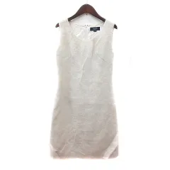 ロペ ROPE ワンピース ひざ丈 ノースリーブ 7AR S 白 アイボリー /MN