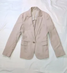 【224709】THE SUIT COMPANY ザスーツカンパニー  テーラードジャケット　スーツ　ポリ・レーヨン・ポリウレタン混　40  ・ ベージュ