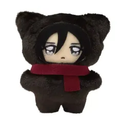 【中古】ぬいぐるみマスコット・ぬいぐるみバッジ 2.ミカサ・アッカーマン ちみけもますこっと 「進撃の巨人」