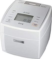 三菱 IH炊飯器 備長炭 炭炊釜 5.5合 NJ-VVA10-W 20年製 - メルカリ