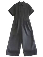 【225418】NAVE ネイヴ  (ReNAVE)オンワード 撥水加工/洗える　ホロウツイル ジャンプスーツ　ポリエステル  ・0 ブラック