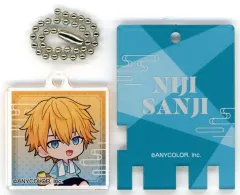 【中古】キーホルダー エクス・アルビオ(ミニキャラ) 「バーチャルYouTuber にじさんじ×極楽湯・RAKU SPA ととのうにじさんじ 第三弾 トレーディング銭湯錠風キーホルダー」