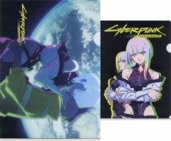 [중고] 클리어 파일 데이비드 & 루시 (키스) 클리어 파일 세트 [이치 반 쿠지 CYBERPUNK : EDGERUNNERS] E 상