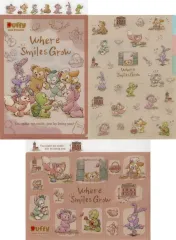 【中古】クリアファイル 集合 クリアホルダー3枚セット 「ダッフィー＆フレンズのウェア・スマイルズ・グロウ」 東京ディズニーシー限定