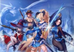 [중고] 클리어 포스터 A3 클리어 포스터 ICE DRAGON SAGA [이치 반 쿠지 승리의 여신 : NIKKE CHAPTER6] F상