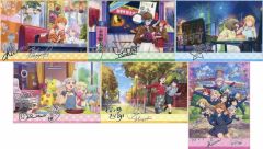 【中古】クリアポスター メンバー複製サイン入りジャケットイラスト使用A3クリアポスター6枚セット 集合 「Blu-ray ラブライブ!スーパースター!! 3rd Season 特装限定版」 A-on STORE限定全巻購入特典