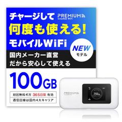 W133 【リチャージWiFi】100GB 365日 ギガ付き車載バッテリーレス