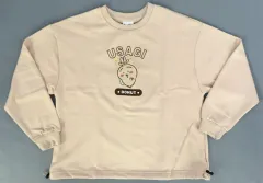 【中古】アウターウェア うさぎ(ドーナツ) ゆるトレーナー ベージュ Sサイズ 「ちいかわ なんか小さくてかわいいやつ×C・O・L・Z・A」