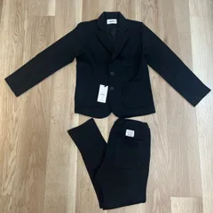 【226761】generator ジェネレーター  キッズ　スーツセットアップ　ポリエステル　ウエストゴム　秋冬　タグ付き　140  ・ ブラック