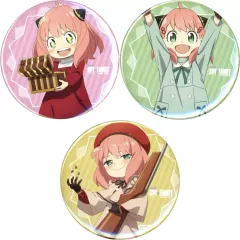 【中古】バッジ・ピンズ [単品] アーニャ・フォージャー 描き下ろし缶バッジ3個セット 「Blu-ray/DVD 劇場版 SPY×FAMILY CODE：White 豪華版」 アニメイト購入特典