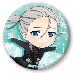【中古】バッジ・ピンズ(キャラクター) ヴィクトル・ニキフォロフ(ジュニア) 「えるきゅ~と ユーリ!!! on ICE トレーディング缶バッジ」