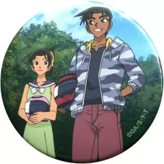 【中古】バッジ・ピンズ(キャラクター) 服部平次＆遠山和葉 「名探偵コナンプラザ トレーディング缶バッジB」