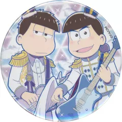 【中古】バッジ・ピンズ(キャラクター) 一松＆カラ松 「えいがのおそ松さん 天使バンド in HMV ペア缶バッジコレクション 天使バンドVer.」