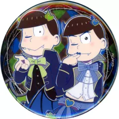 【中古】バッジ・ピンズ(キャラクター) チョロ松＆カラ松 「えいがのおそ松さん 悪魔アイドル in マルイ ペア缶バッジコレクション 悪魔アイドルVer.」
