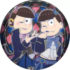 【中古】バッジ・ピンズ(キャラクター) トド松＆カラ松 「えいがのおそ松さん 悪魔アイドル in マルイ ペア缶バッジコレクション 悪魔アイドルVer.」