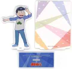 【中古】アクリルスタンド・アクリルパネル カラ松(第1弾) 背景付きアクリルスタンド 「おそ松さんのWEBくじ 第10弾 WEBくじ Anniversary Select カラ松BOX」 B-1賞