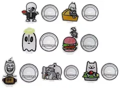 【中古】アクリルスタンド・アクリルパネル 全7種セット スタンド付きアクリルプレート～FOOD DESIGN～vol.1 「UNDERTALE(アンダーテイル)」