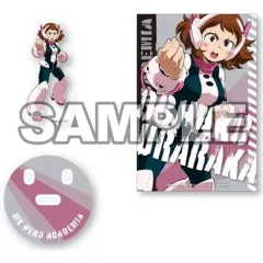 【中古】アクリルスタンド・アクリルパネル 麗日お茶子 背景ポストカード付アクリルスタンド 「僕のヒーローアカデミア」