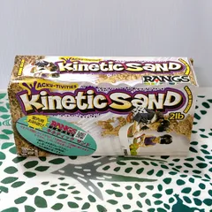 キネティックサンド 2lb 910g ラングスジャパン 室内 砂遊び 知育玩具 砂場 不思議な砂 手が汚れない 散らからない 集中力 創造力 おうち時間 幼児 教育 おもちゃ 室内遊び 正規品 箱傷み特価 ✨🌸📦