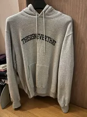 thisisneverthat ディスイズネバーザット 裏起毛パーカー