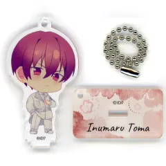 【中古】雑貨 狗丸トウマ 「アイドリッシュセブン(原作版) スタンド付きアクリルキーホルダーコレクション 6周年ミニキャラ」