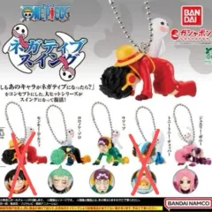 BANDAI ONE PIECE ネガティブ SWING ガチャ エッグヘッド ゾロ + ウソップ ゾロ + ペローナ