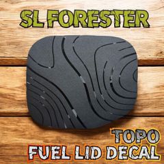 簡単貼り付け】SLフォレスター専用 フードデカール ラギッドマット