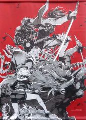 【中古】タペストリー 大典太光世＆前田藤四郎 描き下ろしB2タペストリー 「刀剣乱舞-ONLINE-」 刀剣乱舞STOREグッズ