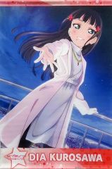 [중고] 태피스트리 쿠로사와 다이아 재킷 일러스트 B2 태피스트리 [Blu-ray 러브라이브! 선샤인!! 2nd Season] BANDAI VISUAL CLUB 전권 구입 특전