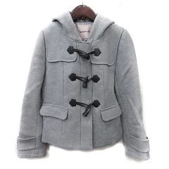 アプワイザーリッシェ Apuweiser-riche ダッフルコート ショート 総裏地 ウール 1 S グレー /YI