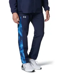 新品 [アンダーアーマー] UA TRICOT LINED WOVEN PANTS Midnight Navy XL