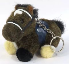 ディープインパクト キーホルダー 競馬 三冠馬 メタル レザー 競馬