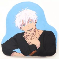 【中古】クッション・本体 五条悟 ダイカットクッション 「セガ ラッキーくじ 呪術廻戦 Fun!Fun!Fun!」 E賞