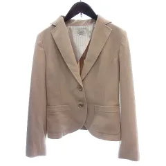 アリスバーリー Aylesbury テーラードジャケット シングル 背抜き 7 S ベージュ /AU