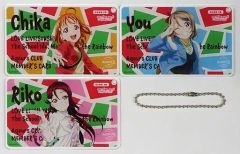 [중고] 잡화 2학년 Aqours CLUB 2018 공식 회원증 아크릴 키홀더 [러브라이브! 선샤인!!]