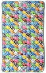 【中古】抱き枕カバー・シーツ・ブランケット カラフルピーチ(オール1) 冷感敷きパッド 「カラフルピーチ×しまむら」