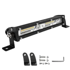nowtaba 作業灯 集魚灯 LED バーライト デイライト 12V 24V 兼用 7inch 60W 1個 [7inch×1個]のサムネイル