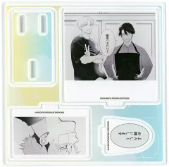 【中古】アクリルスタンド・アクリルパネル 仁嶋中道(さよならのモーメント) アクリルスタンドプレート(公式イラスト) 「学生たちの初デートプラン＠池袋 BLフェア by eeo」