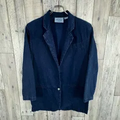 ORIGINAL JORDACHE JEANS WEAR 90s y2k ヴィンテージ デニム テーラード ジャケット Gジャン ジージャン レディース L サイズ