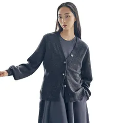 新品 [ユナイト エムイー] UNITE DIVISION OF ME(ユナイト ディビジョン オブ エムイー) 医療 クリニック サロン 美容 レディース 女性用 チクチクしない ボリューム袖 抗ピル加工 S~3L カーディガン DOM0043 C-92 ダ