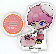 【中古】アクリルスタンド・アクリルパネル Francisco デフォルメアクリルスタンドB 「Crazy Raccoon×GiGO コラボカフェ」